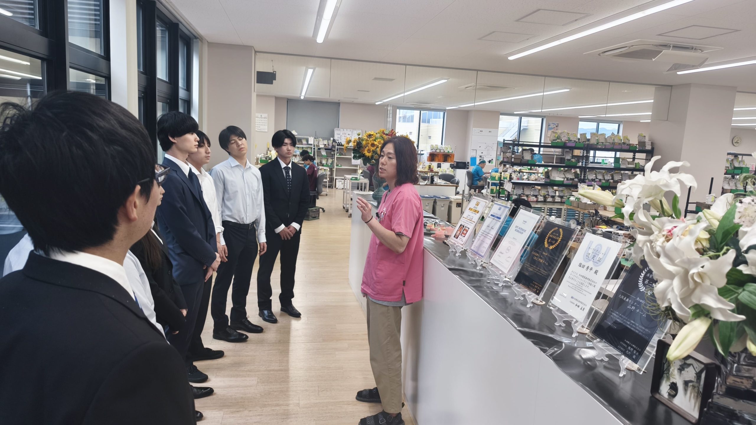 和田精密歯研株式会社さんへ会社見学にいきました。